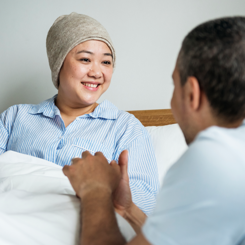 Image Placeholder (13) A patient talking with a family member