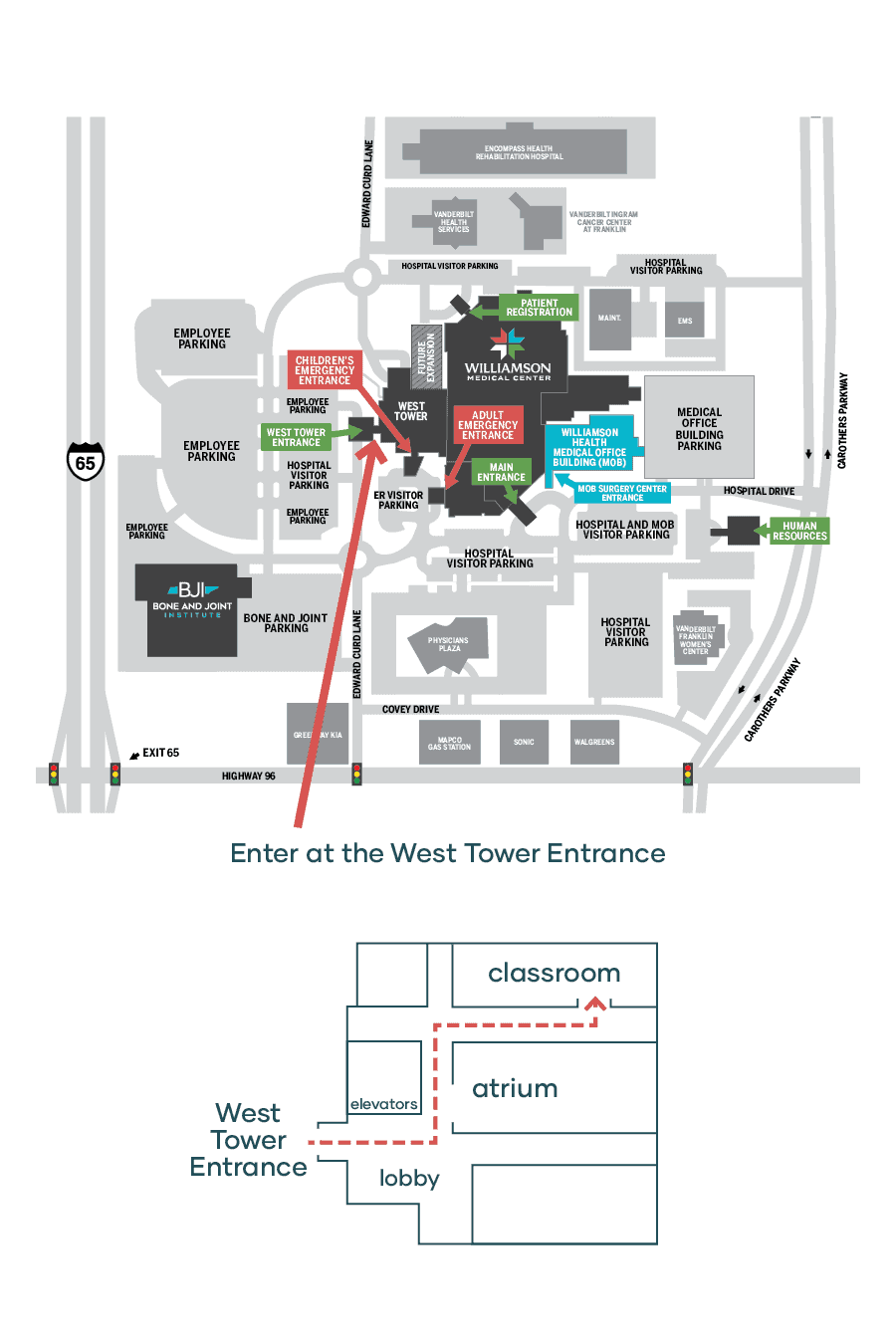 OB Classes Map