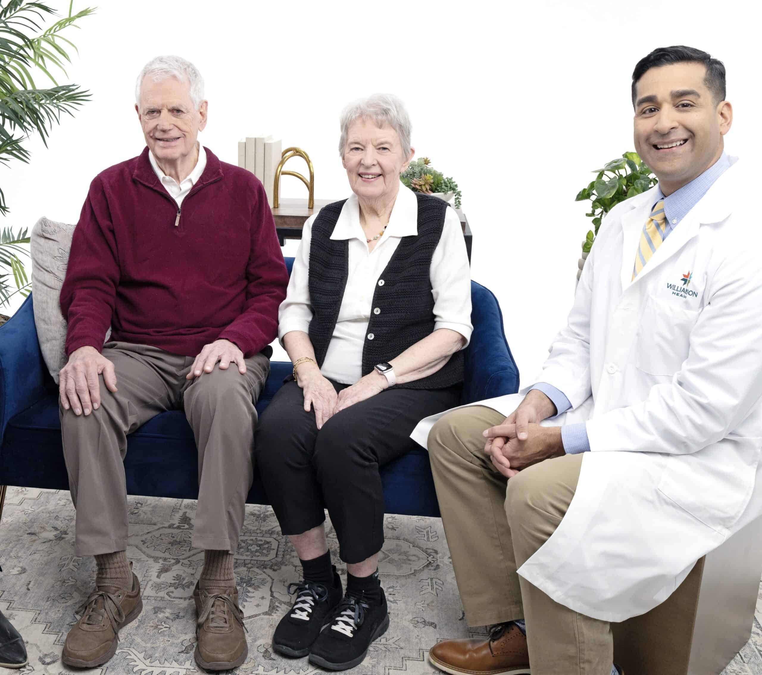 Bob, Annette, and Dr. Keswani